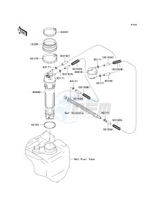 JT 1200 D [STX-12F] (D6F-D7F) D7F drawing FUEL PUMP