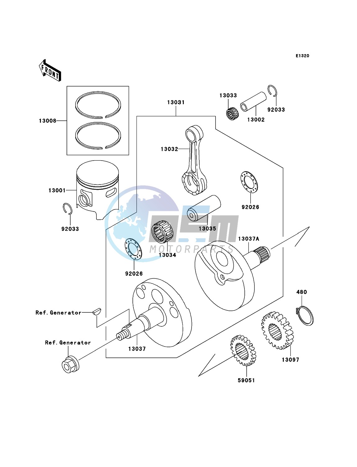 Crankshaft/Piston(s)