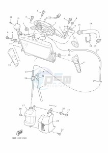 TRACER 700 MTT690-U (B5T1) drawing RADIATOR & HOSE