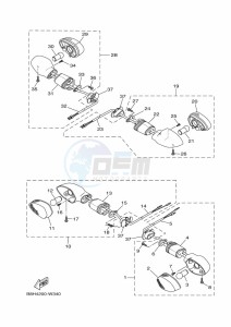 FZN250 (B8H5) drawing FLASHER LIGHT