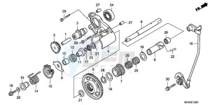 GL1800A BR - (BR) drawing REVERSE GEAR