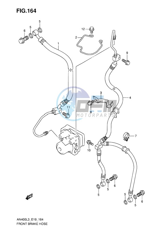 FRONT BRAKE HOSE