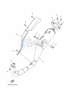 YZF125-A YZF-R125 (B5G5) drawing EXHAUST