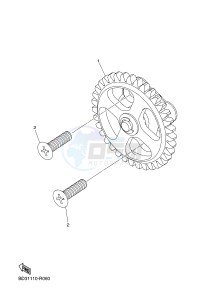 YFM90R YFM09RYXG (BD33) drawing OIL PUMP