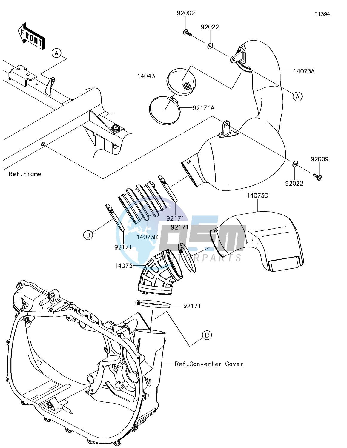 Air Cleaner-Belt Converter