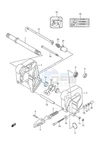 DF 8A drawing Clamp Bracket w/Remote Control