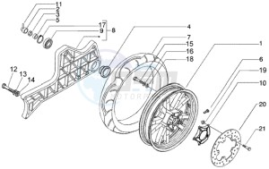 Beverly 250 (USA) USA drawing Rear Wheel