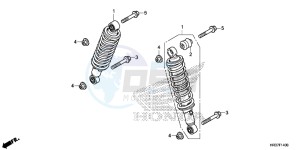 TRX420FA1G TRX420 Europe Direct - (ED) drawing FRONT CUSHION