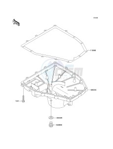 ZX 600 B [NINJA ZX-6RR] (K1) [NINJA ZX-6RR] drawing OIL PAN