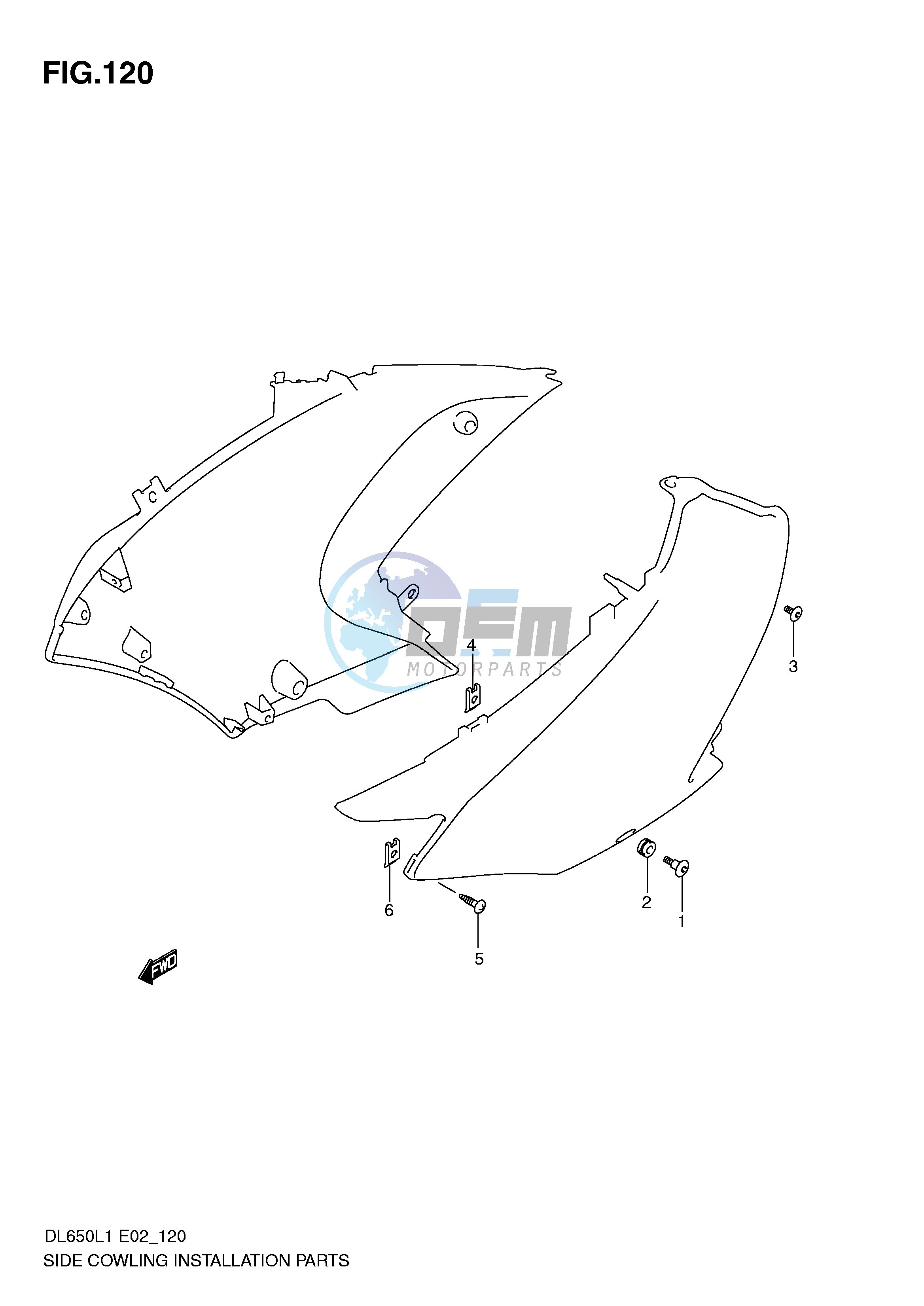 SIDE COWLING INSTALLATION PARTS