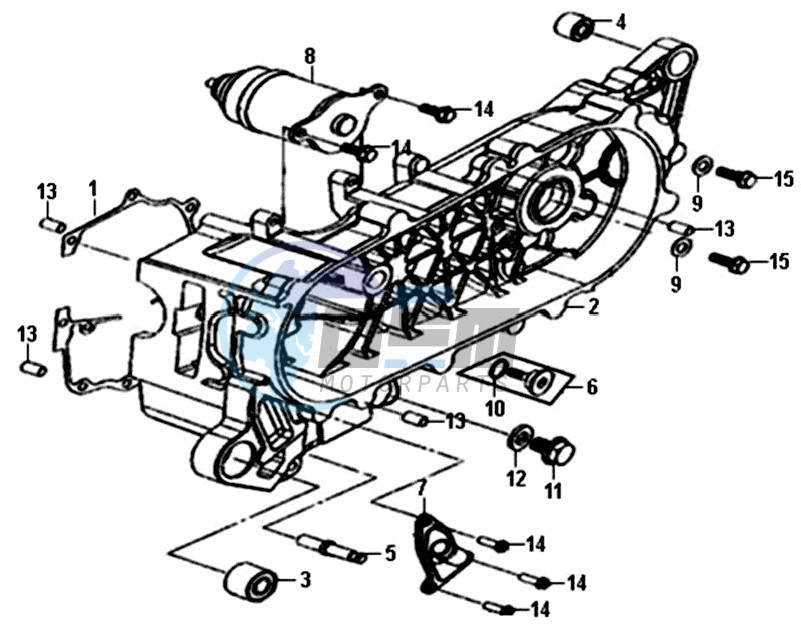 CRANKCASE COVER LINKS