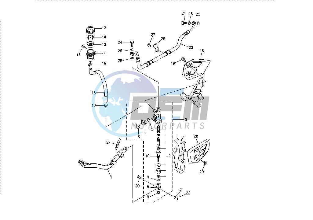 REAR MASTER CYLINDER