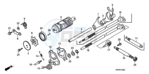 TRX500FPEA U / EC PS drawing GEARSHIFT DRUM