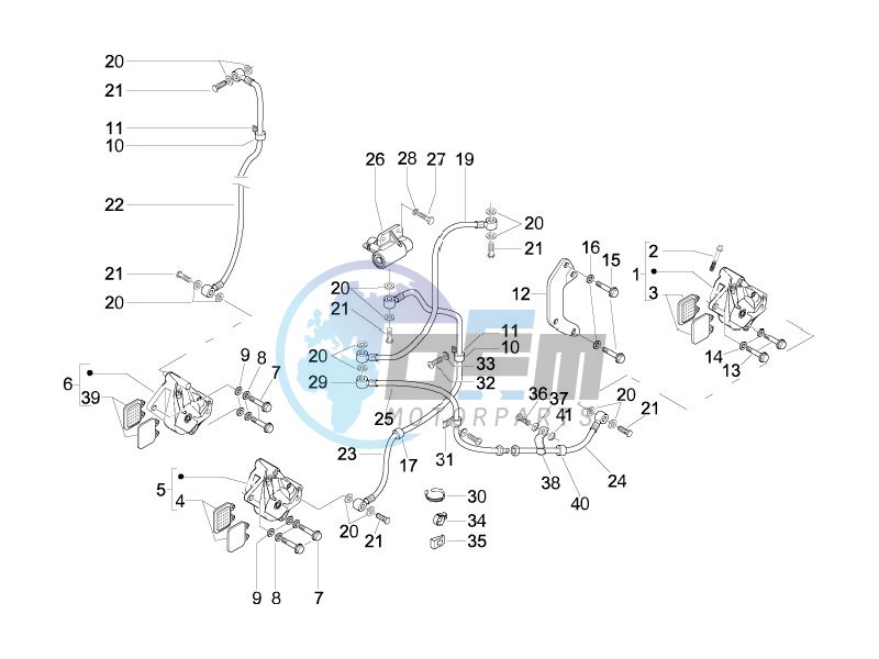 Brakes hose  - Calipers