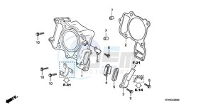 SH300AR9 France - (F / ABS CMF SPC TBX) drawing CYLINDER/REED VALVE