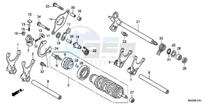 NC700XDC drawing GEARSHIFT DRUM (NC700XD)