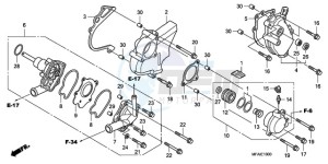 CBF1000T9 UK - (E / ABS MKH) drawing WATER PUMP