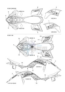 YFM700R YFM7RSED RAPTOR 700 SPECIAL EDITION (1VS2 1VS3 1VS4) drawing GRAPHICS 2