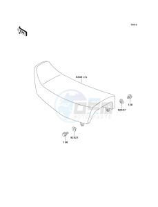 KL 250 D [KLR250] (D15-D19) [KLR250] drawing SEAT