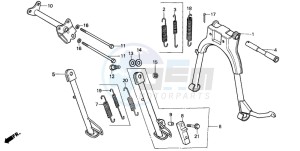 CB125T drawing STAND