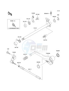 ZX 636 B [NINJA ZX-6R[ (B1-B2) [NINJA ZX-6R drawing GEAR CHANGE MECHANISM