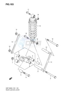 GSF-1250S ABS BANDIT EU drawing REAR CUSHION LEVER