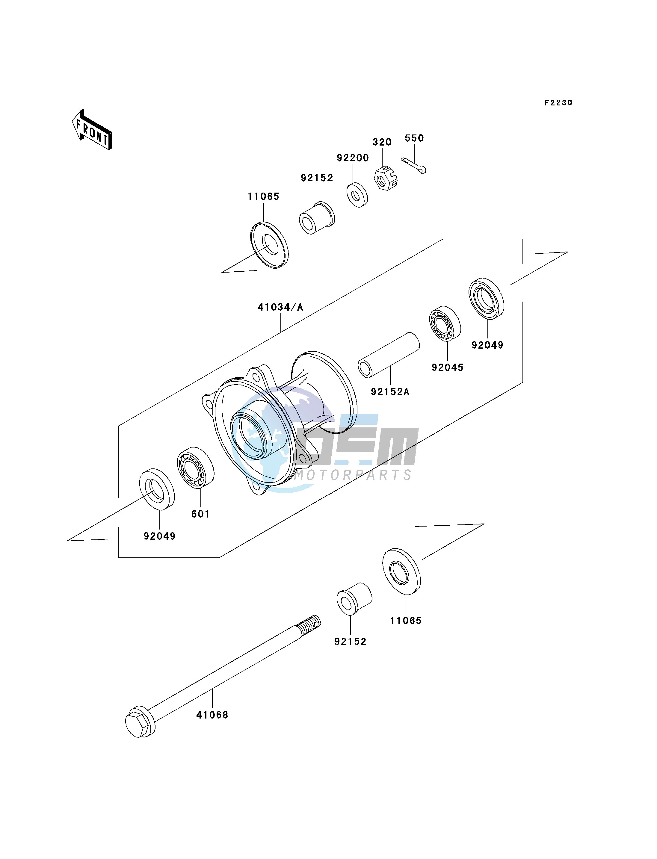 FRONT HUB