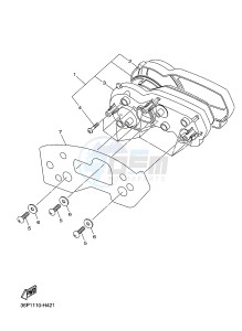 XJ6FA 600 DIVERSION F (ABS) (1DG5 1DG6) drawing METER