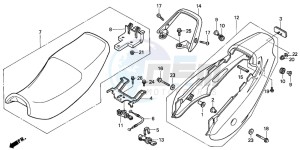 CB500 drawing SEAT