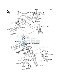 Z1000 ZR1000B7F FR GB XX (EU ME A(FRICA) drawing Fenders