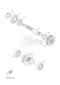 NS50 NS50F NITRO 4T (1GB6 1GB6) drawing TRANSMISSION