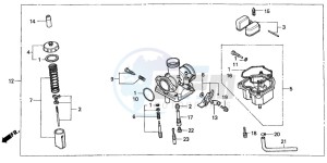 CG125M drawing CARBURETOR (2)