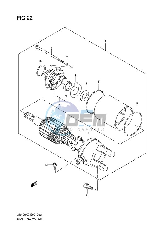 STARTING MOTOR