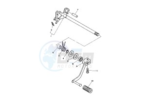 SR 125 drawing SHIFT SHAFT