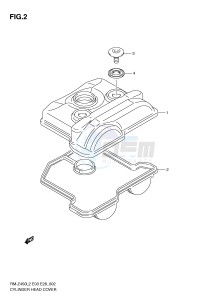 RM-Z450 (E3) drawing CYLINDER HEAD COVER