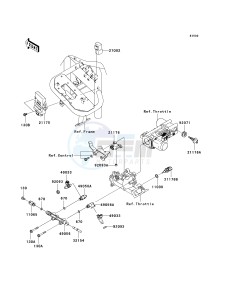 KAF 620 P [MULE 4000] (P9F-PAF) PAF drawing FUEL INJECTION