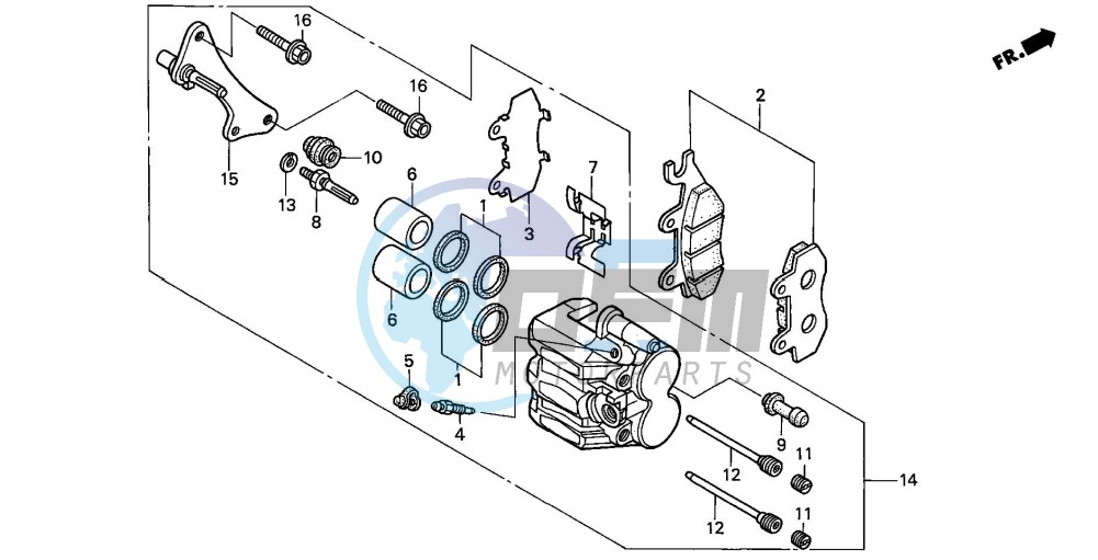 FRONT BRAKE CALIPER