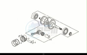 FIDDLE IV 125 (XG12W1-EU) (M0-M3) drawing CRANK SHAFT