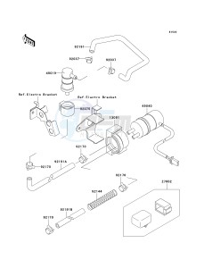 ZX 750 P [NINJA ZX-7R] (P5-P8) [NINJA ZX-7R] drawing FUEL PUMP