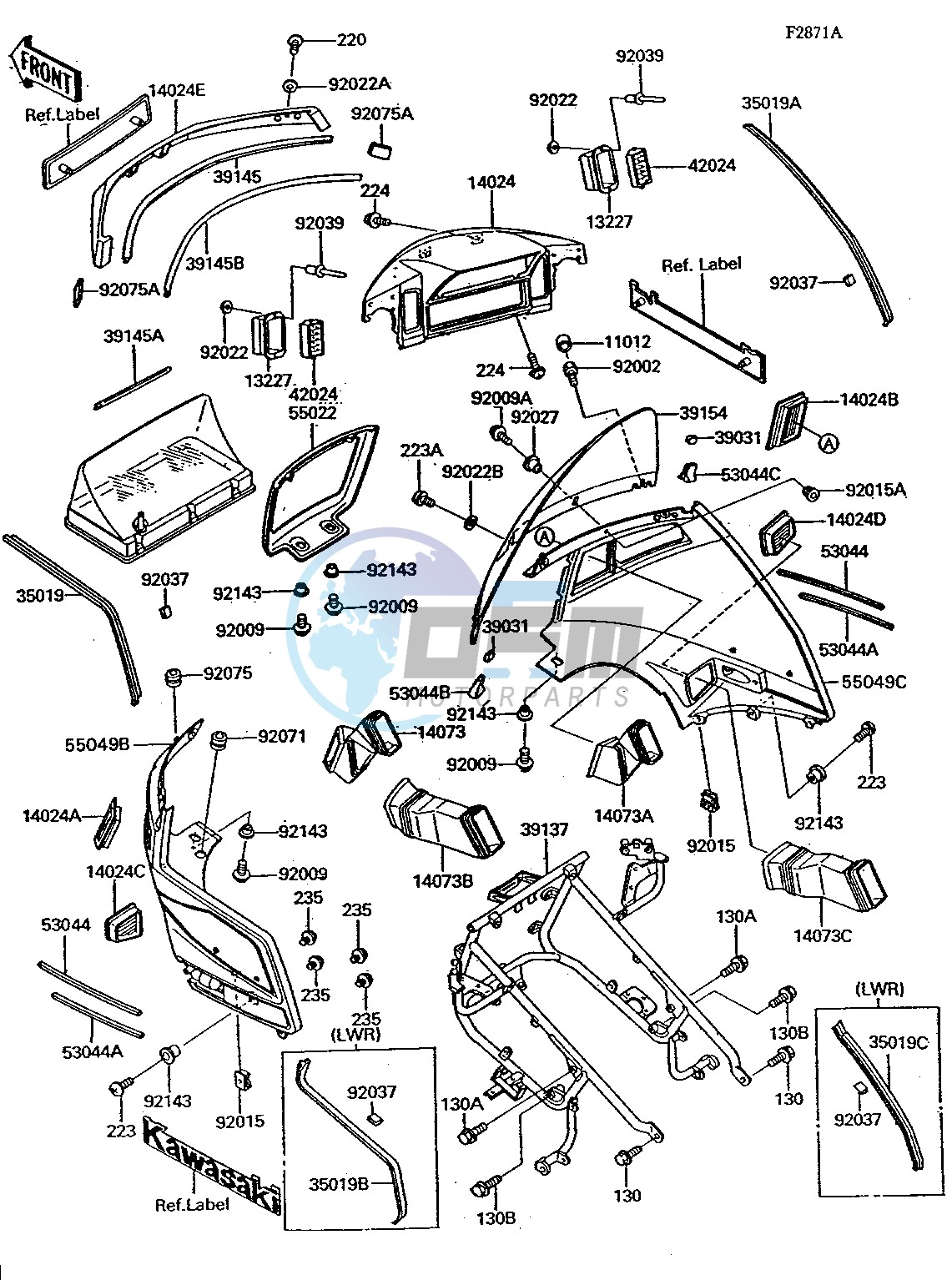 COWLING -- ZG1200-B8_B9- -