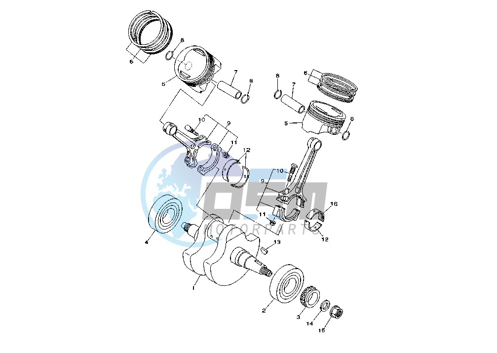 CRANKSHAFT PISTON