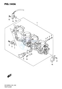 GSX-1300R ABS HAYABUSA EU drawing THROTTLE BODY