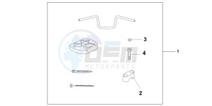 NSS250A JAZZ drawing HANDLE KIT