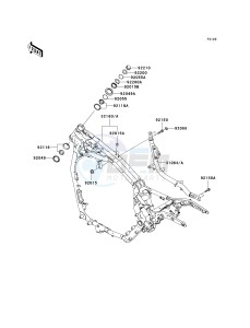 VN 1600 A [VULCAN 1600 CLASSIC] (A6F-A8FA) A6F drawing FRAME