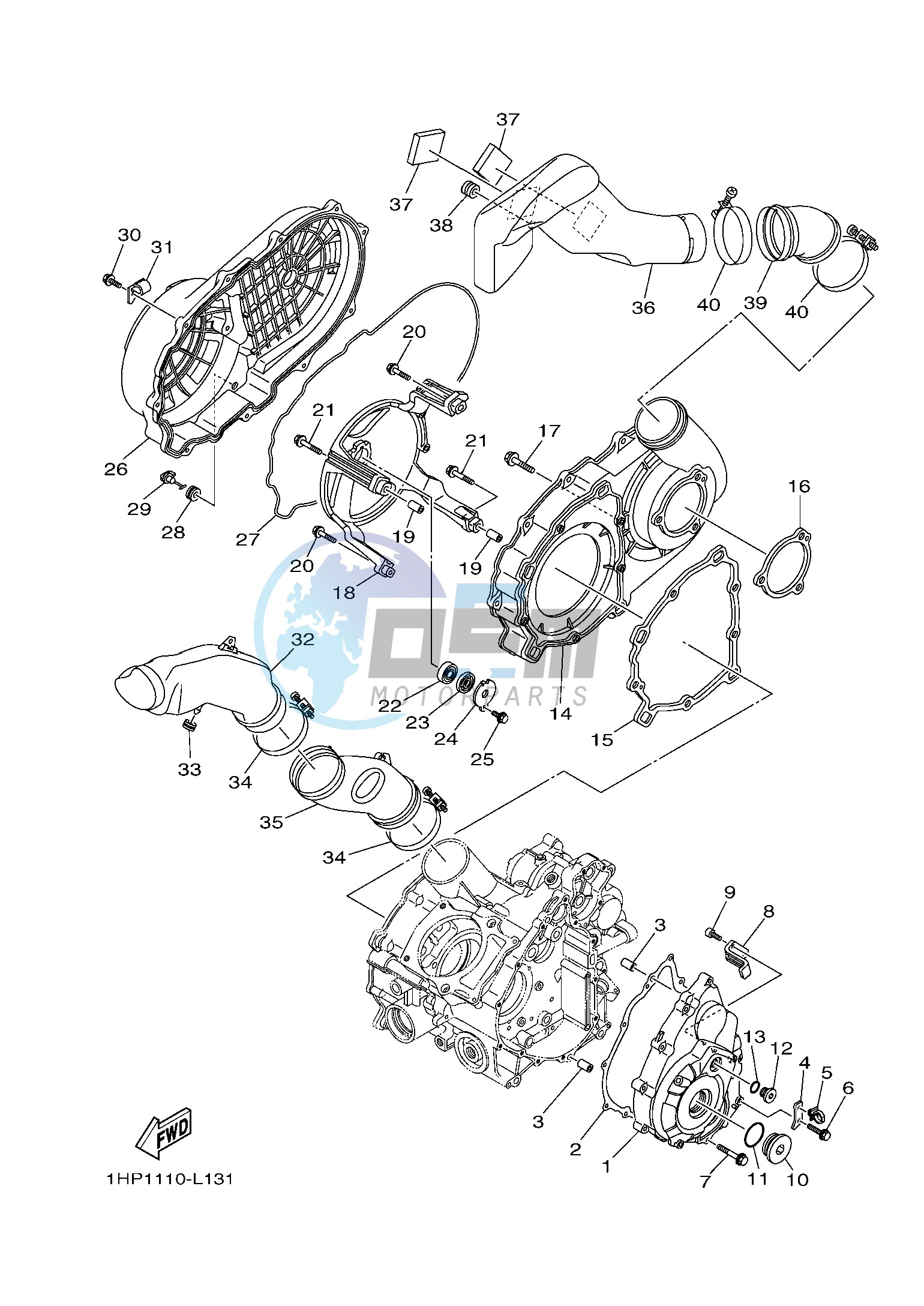 CRANKCASE COVER 1