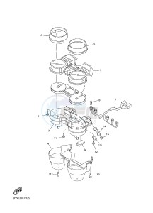 XJR1300C XJR 1300 (2PN4) drawing METER