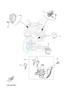 NS50F AEROX 4 (1GB1 1GB1 1GB1 1GB1 1GB1) drawing ELECTRICAL 1