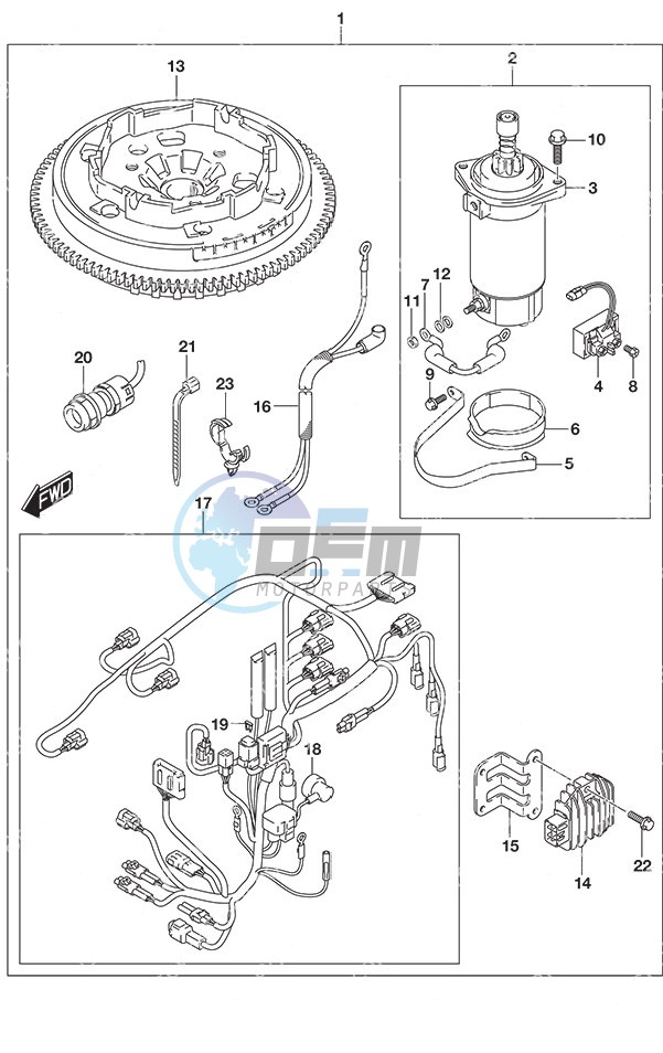 Starting Motor Manual Starter