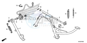 SH125SG SH300A UK - (E) drawing STAND