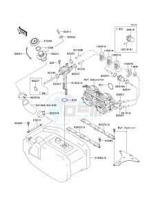 JH 750 C [750 ZXI] (C1-C3) [750 ZXI] drawing FUEL TANK